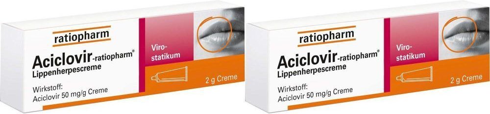 Thumbnail - Aciclovir-ratiopharm Lippenherpescreme Doppelpack 2x2 g Creme