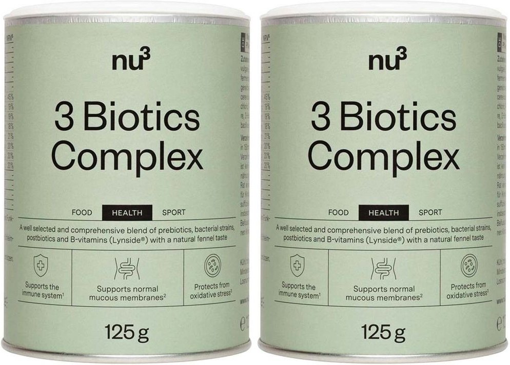 nu3 3 Biotics Complex x2 2x125 g Pulver