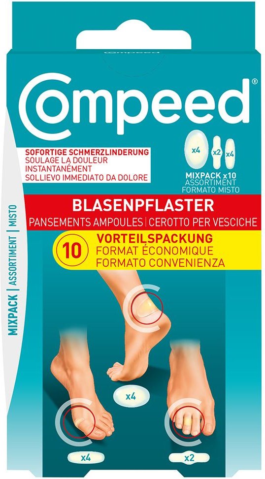 Compeed Blasenpflaster Mixpack 10 St Pflaster