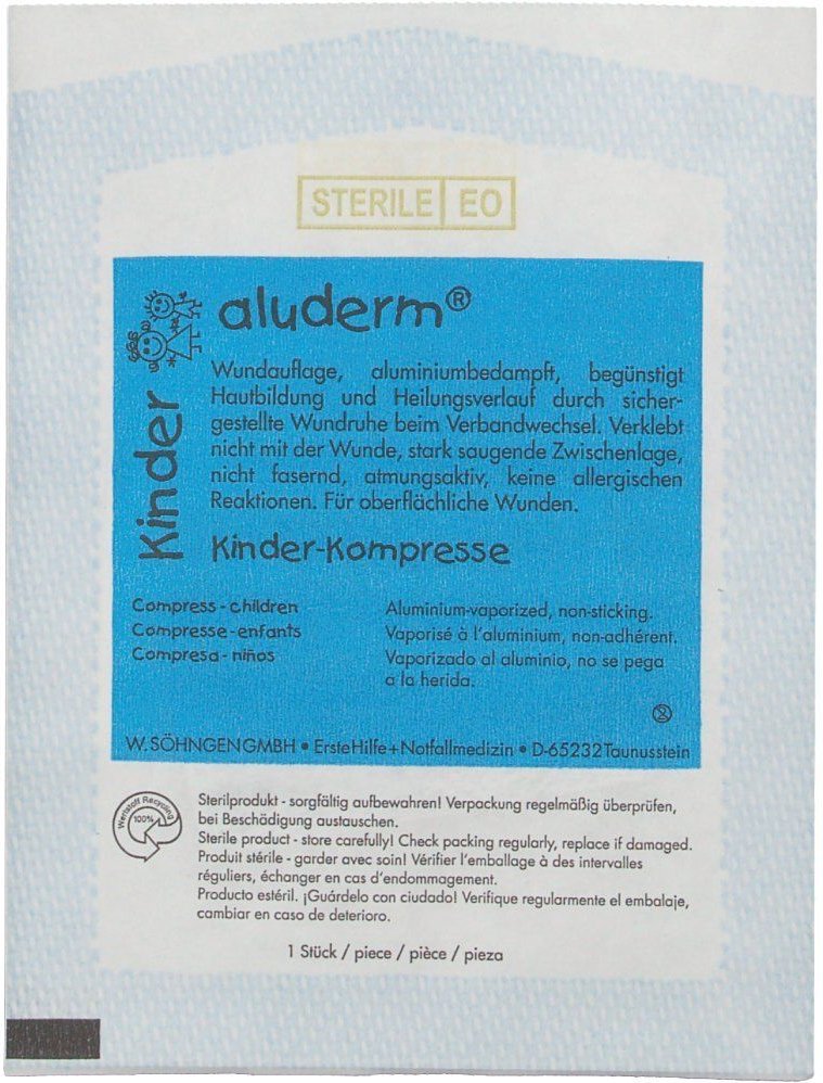 Aluderm Kinder Kompressen 4x