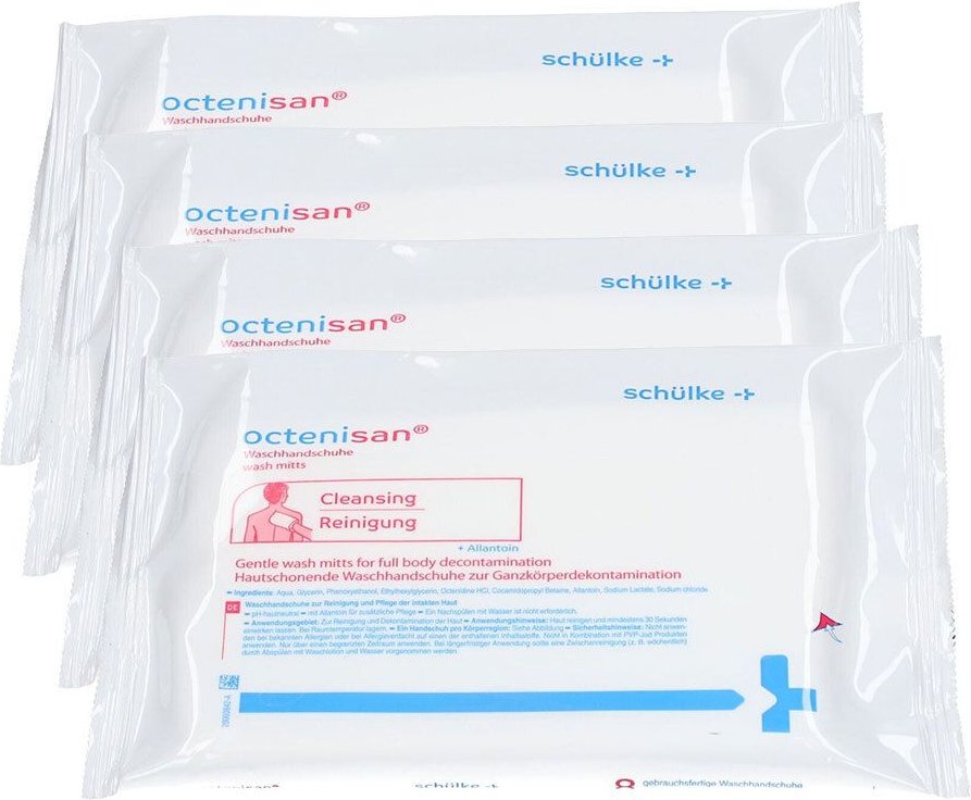 Octenisan R Waschhandschuh x4 4x8 St Handschuhe