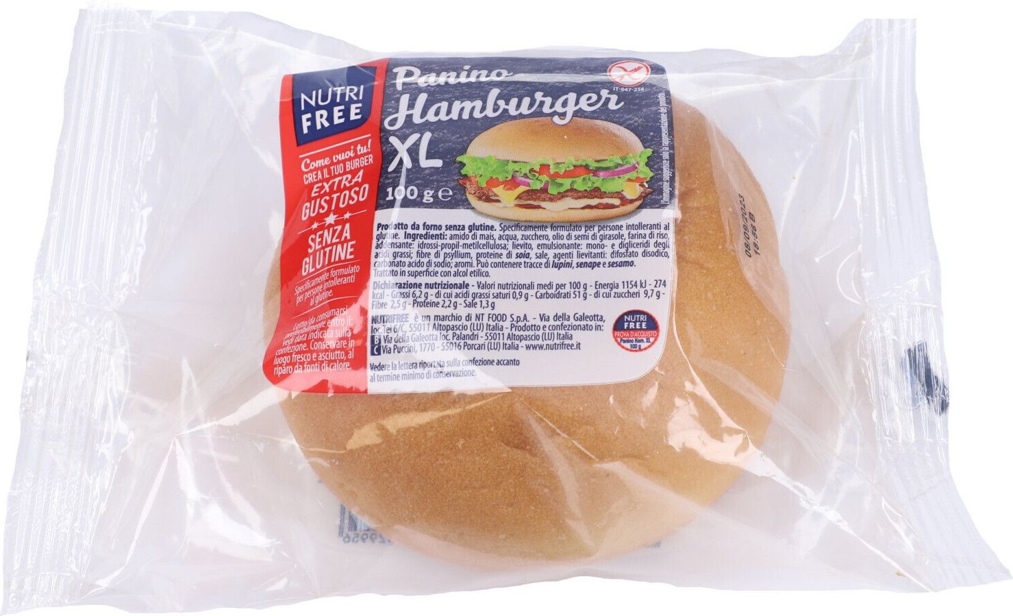 Nutrifree Panino Hamburger100G 100 g Sonstige