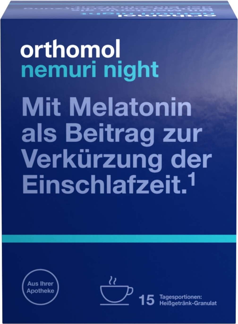 Orthomol nemuri night Granulat 15x10 g