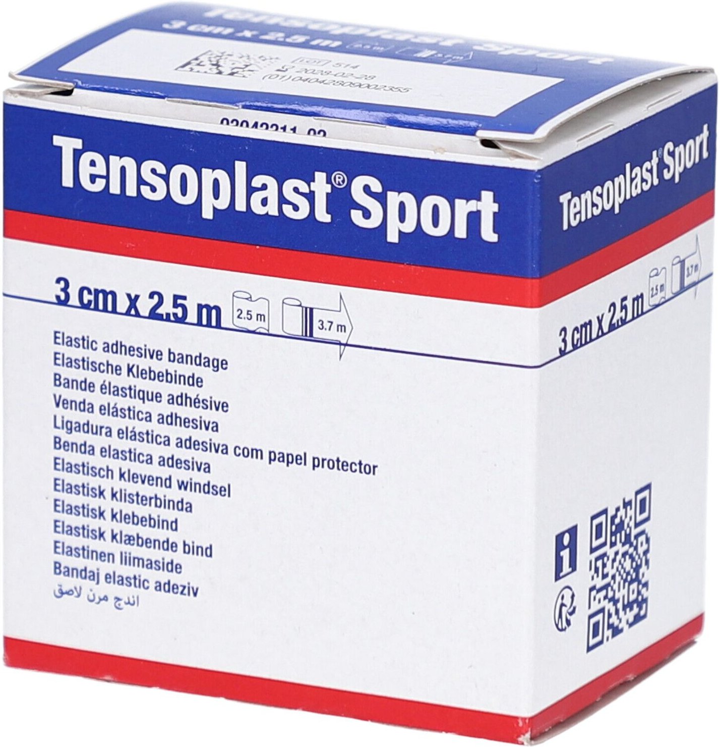 Tensoplast Sport 3cm x 2.5m Nr 4005553 1 St Bandage(s)