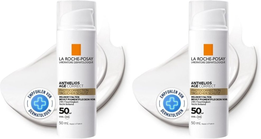 Roche-Posay Anthelios Age Correct Creme LSF 50 2x 2x50 ml