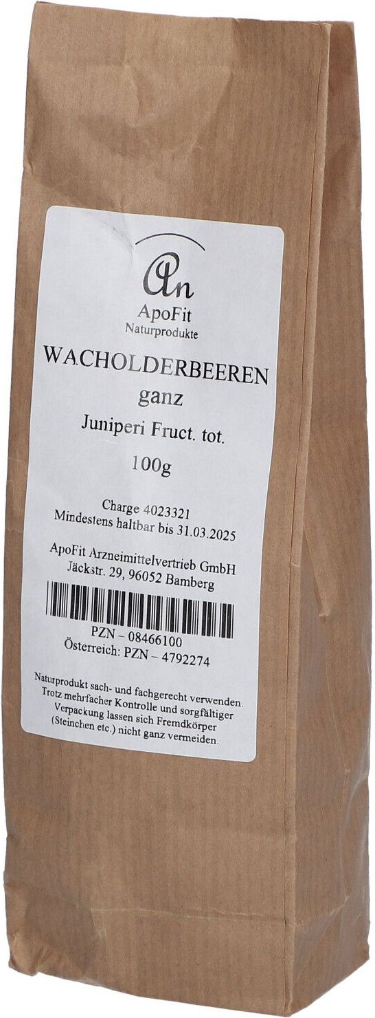 Wacholderbeeren 100 g Pulver