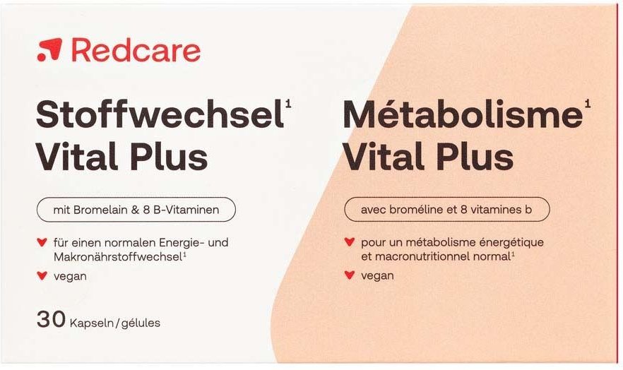 Stoffwechsel Vital Plus RedCare Kapseln 30 St