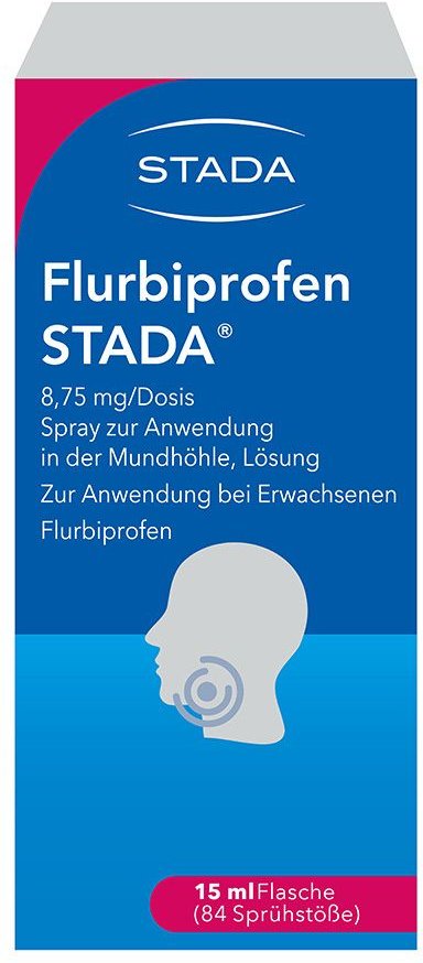 Flurbiprofen STADA 8,75 mg / Dosis Spray Anw.Mundhö.