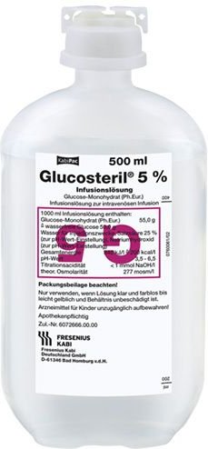 Glucosteril 5% Plastikflasche Infusionslösung