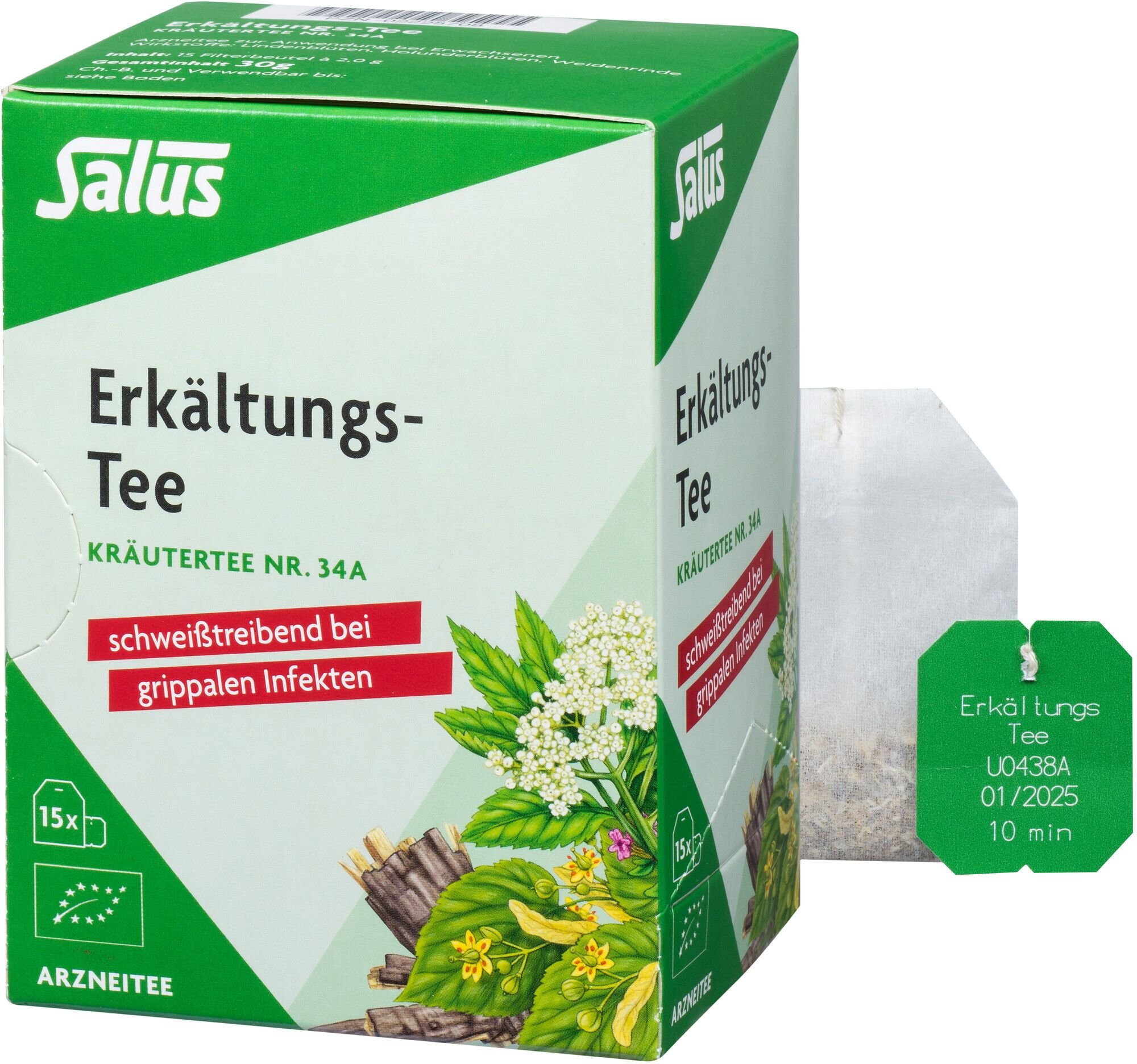 Thumbnail - Erkältungs-Tee Kräutertee Nr.34a Salus Filterbeutel