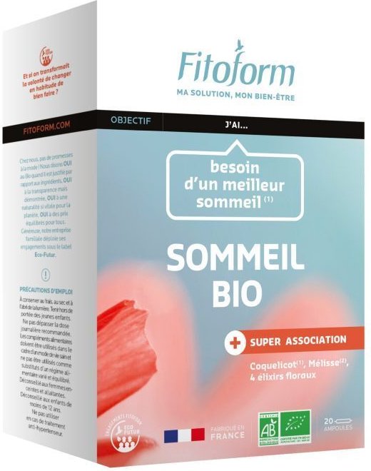 Fitoform Slaap 20 ampoules Bio St Trinkampullen
