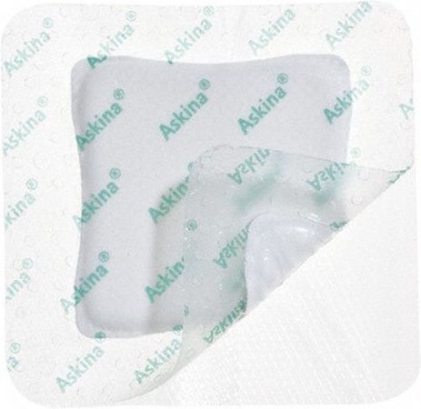 Askina DresSil Border 10x10 cm Silik.Schaumst.V. 10 St Wundgaze