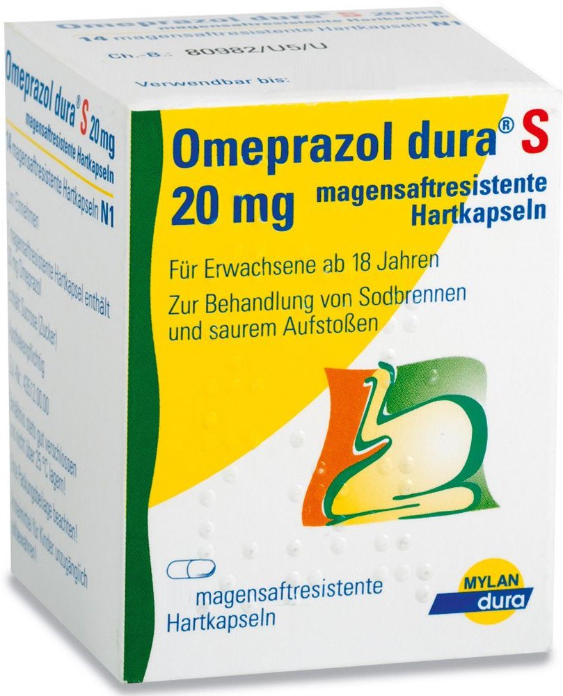Omeprazol dura S 20 mg magensaftresistente Kapseln
