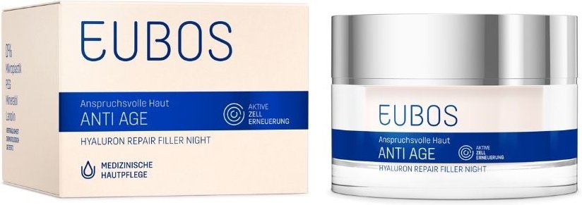 Eubos Anti-Age Hyaluron Repair Filler Night Creme 50 ml Nachtcreme
