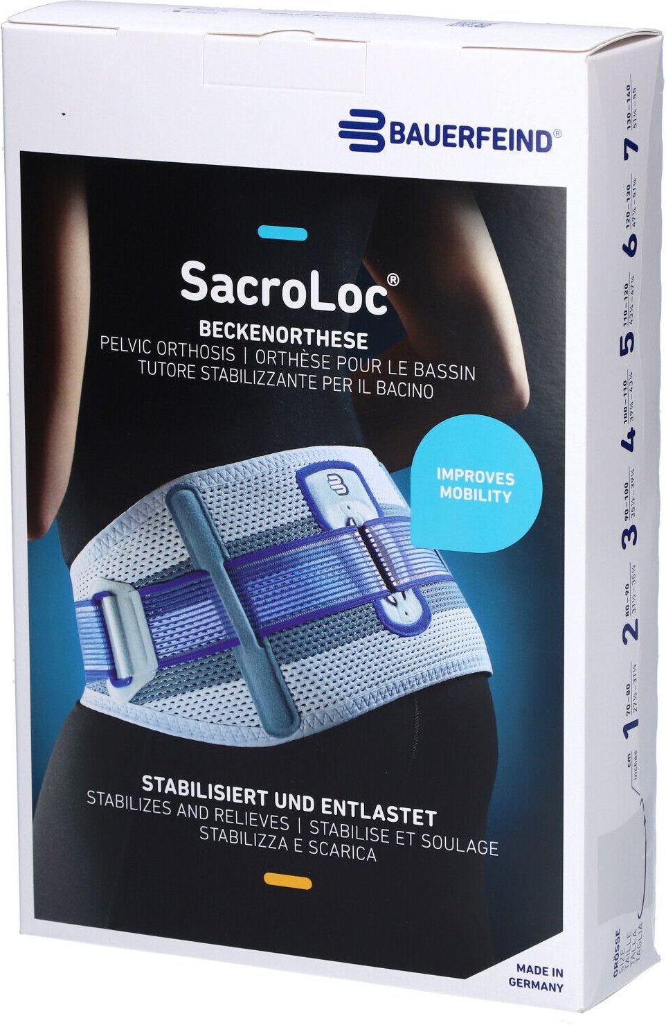 Sacroloc Beckenorth.z.Stabilisierung Gr.3 titan 1 St Bandage(s)