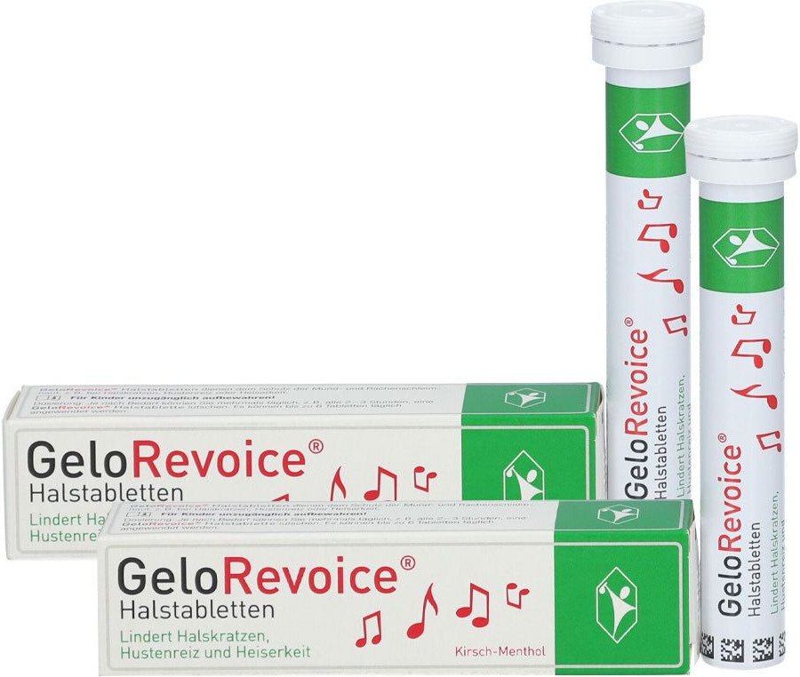 Gelorevoice Halstabletten Kirsch-Menthol Lut.-Tab. Doppelpack 2x20 St Lutschtabletten