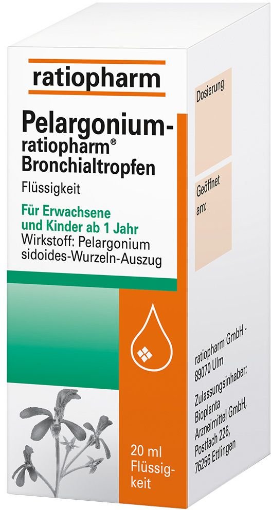 Pelargonium ratiopharm Bronchialtropfen