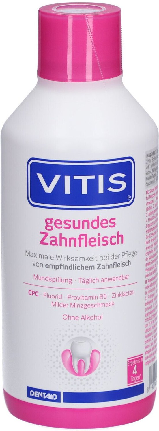 Vitis gesundes Zahnfleisch Mundspülung 500 ml Mundwasser