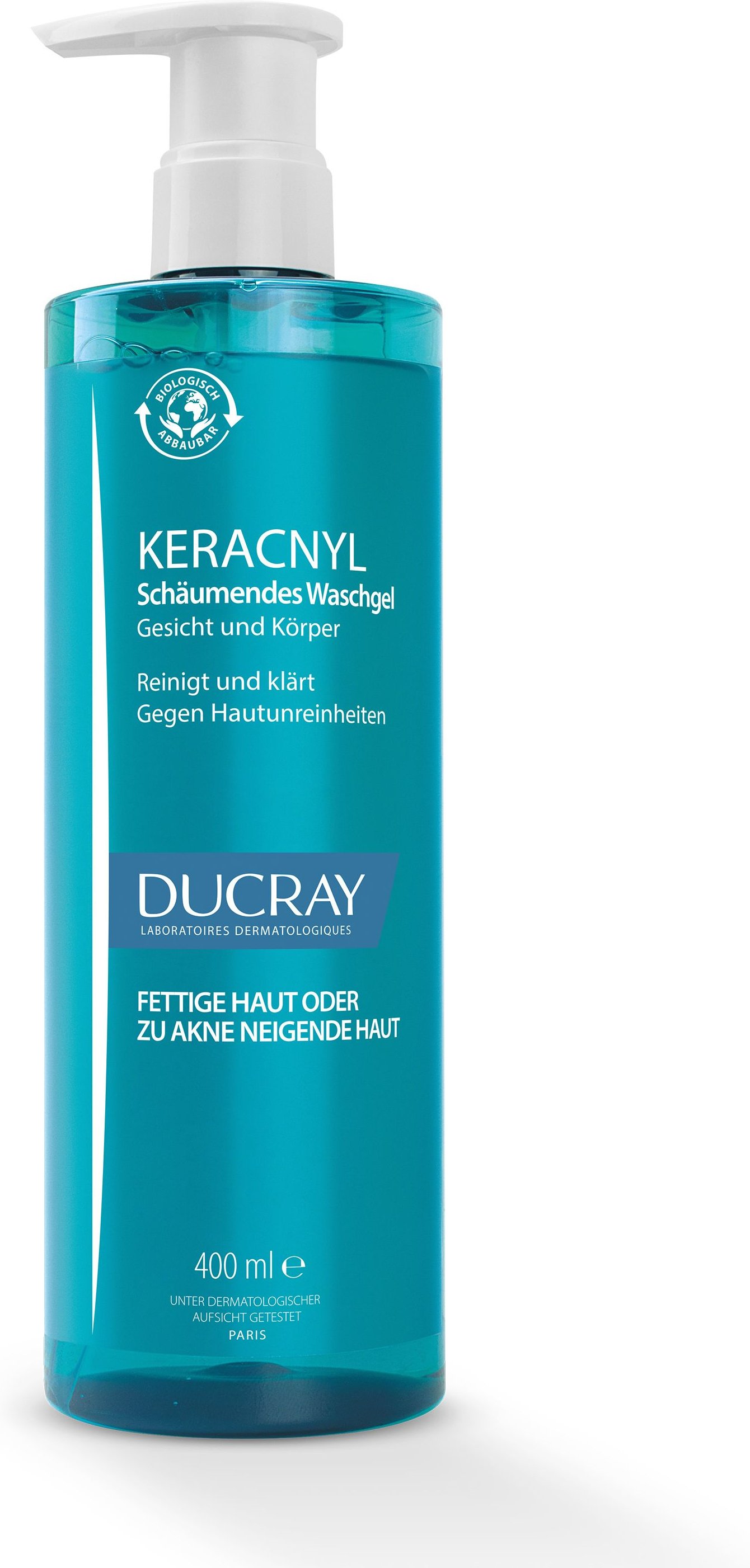 Ducray Keracnyl Waschgel 400 ml Gel