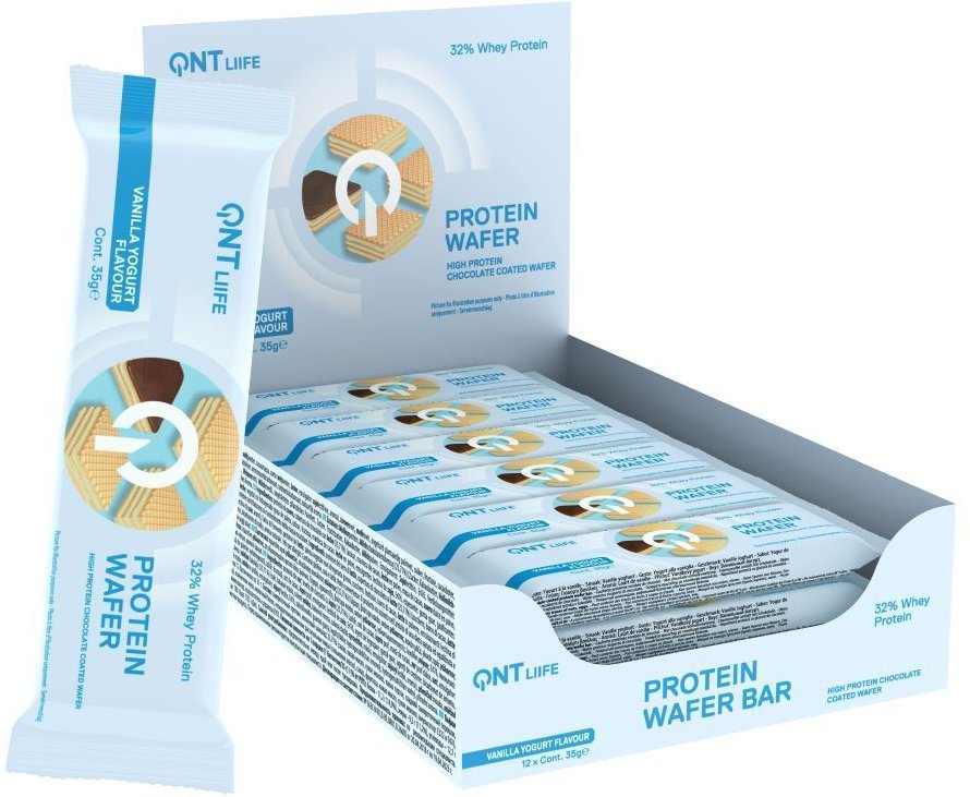 QNT Protein Wafer Vanilla Yoghurt 12x35 g Sonstige