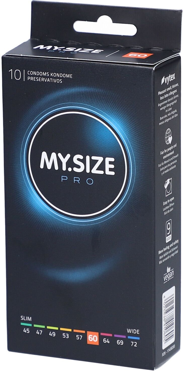 MY.SIZE PRO, 60 mm, 10 Stk.