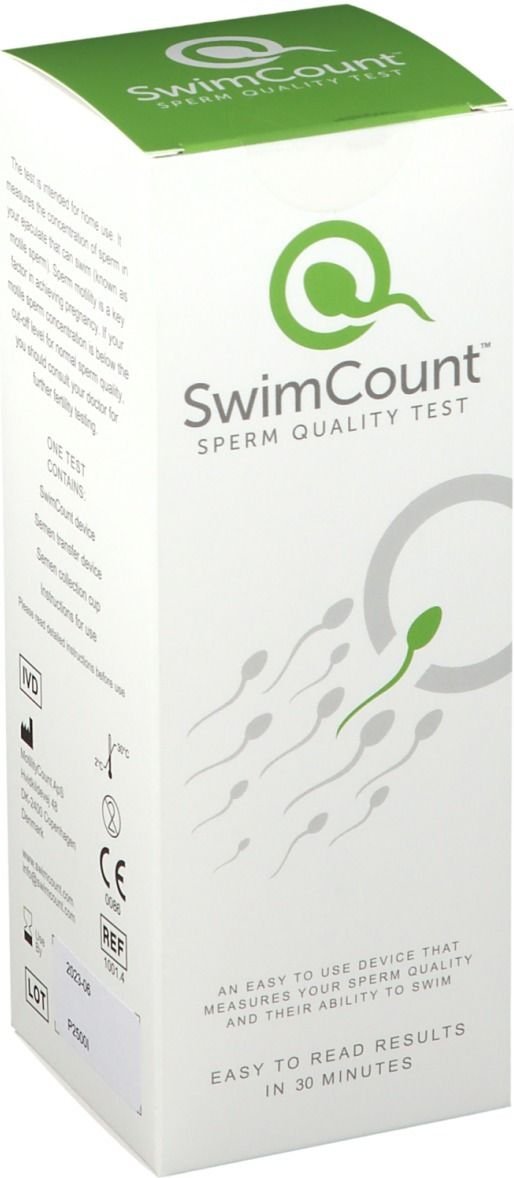 SwimCount Sperm Quality Test 1 St