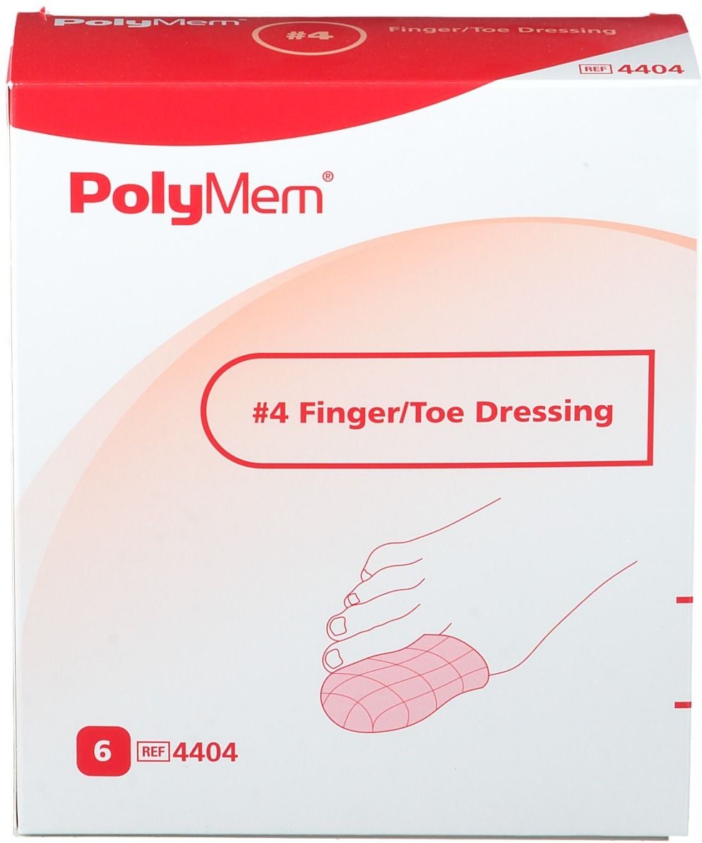 Polymem Finger Silber Wundschnellverband Gr.3 6 St Verband