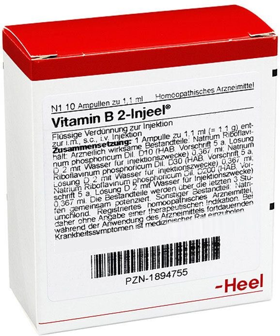 Vitamin B2 Injeel Ampullen