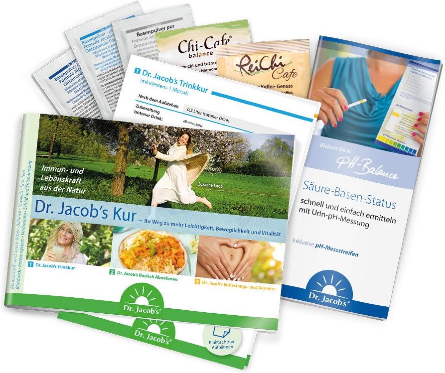 Basen-Vitalkuren Probierpaket Dr.Jacob's 5x5 g Kombipackung