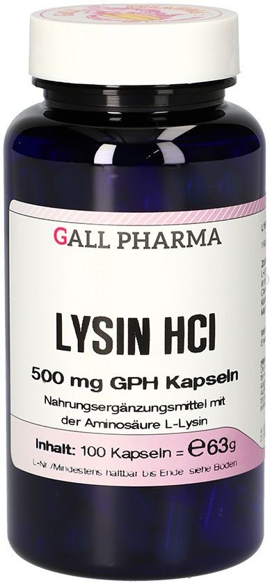 L-Lysin 500 mg GPH Kapseln 360 St