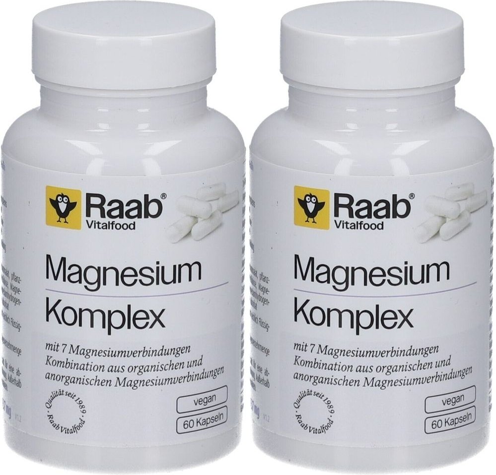 Raab Vitalfood Magnesium K x2 2x60 St Kapseln
