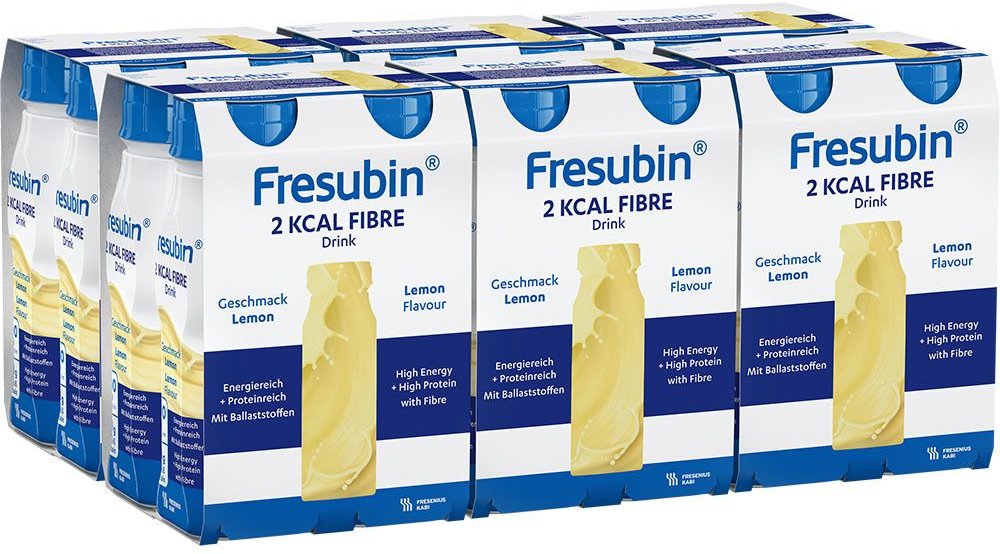 Thumbnail - Fresubin 2 kcal Fibre Drink Lemon Trinkflasche 24x200 ml Lösung