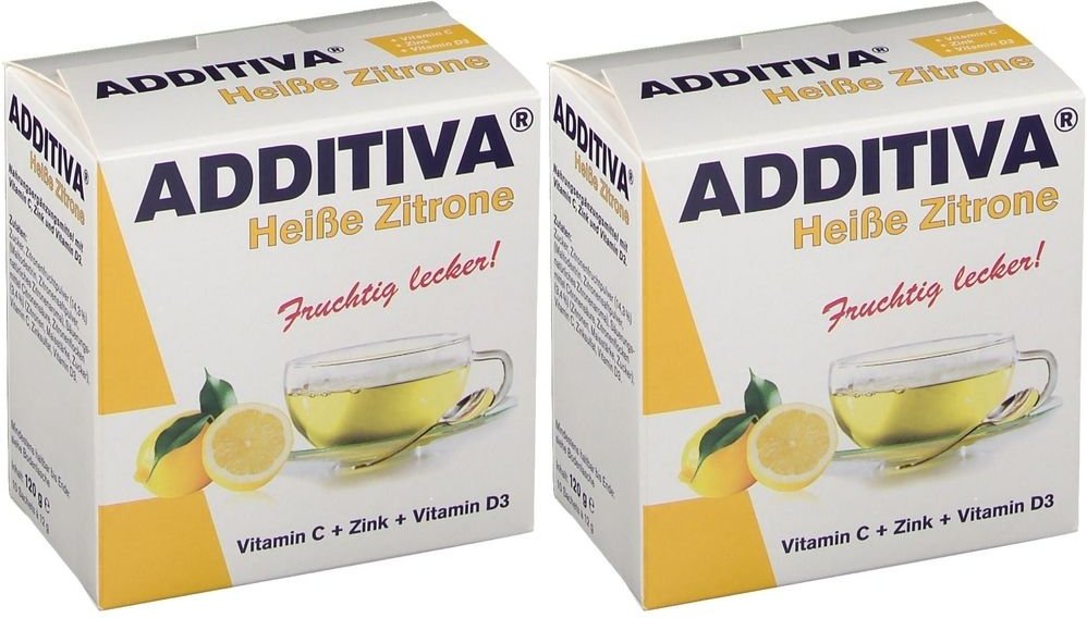 Additiva heiße Zitrone Pulver 2x 2x120 g