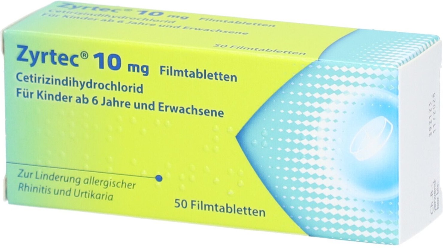 Zyrtec 10 mg Filmtabletten 50 St