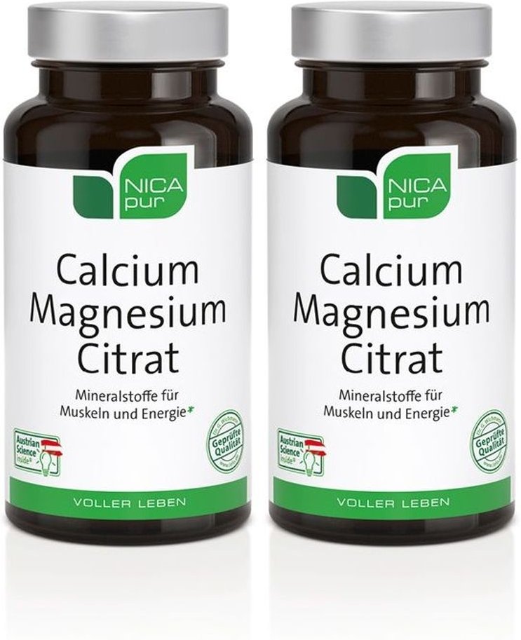 Nicapur Calcium Magnesium Citrat Kapseln 2x 2x60 St
