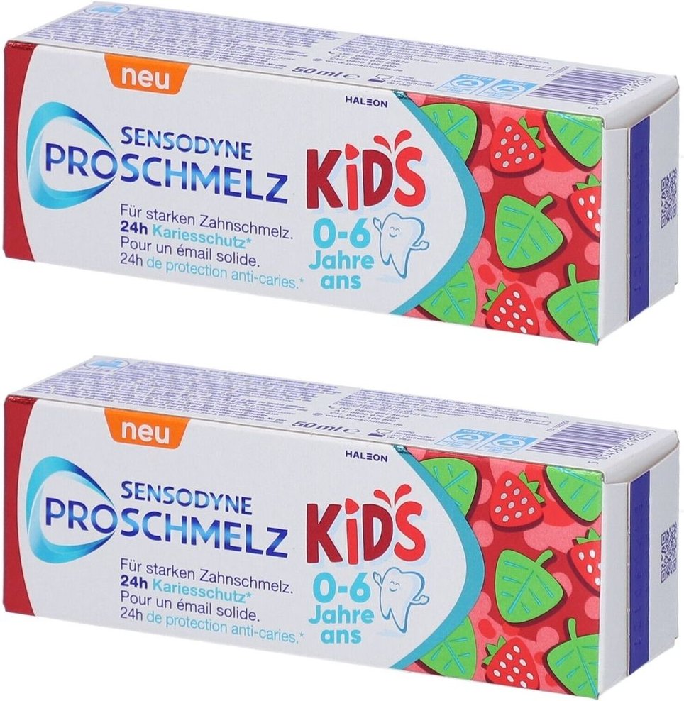Sensodyne ProSchmelz Kids 0-6 Jahre Zahnpasta 2x 2x50 ml