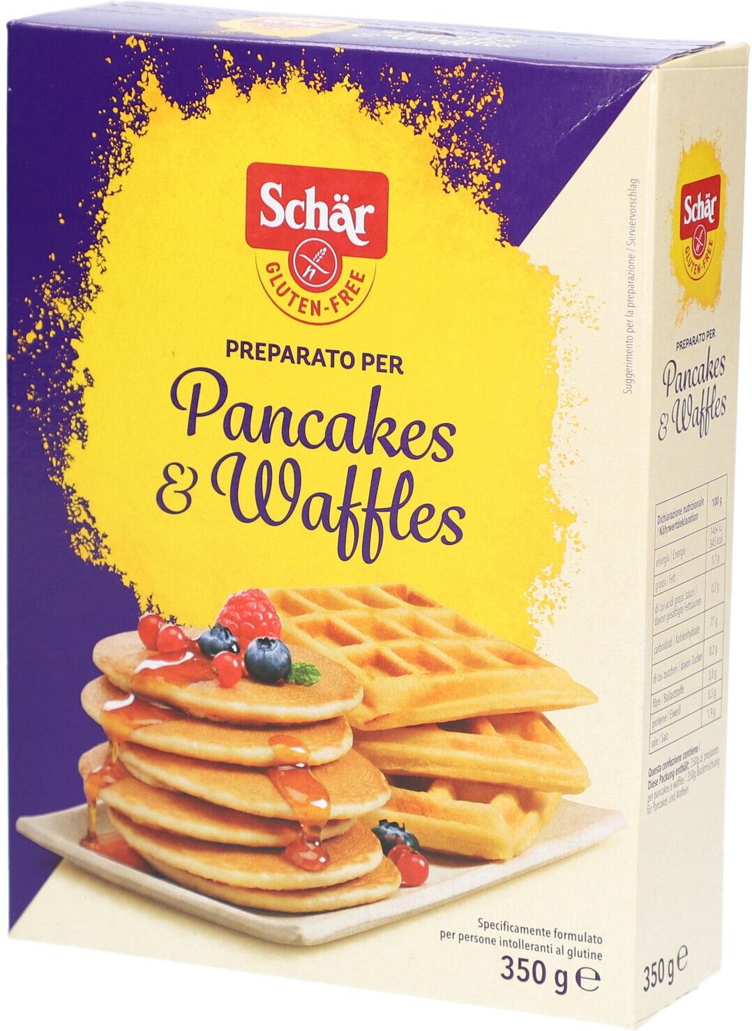 Schär Backmischung Pancakes Waffeln glutenfr 350 g