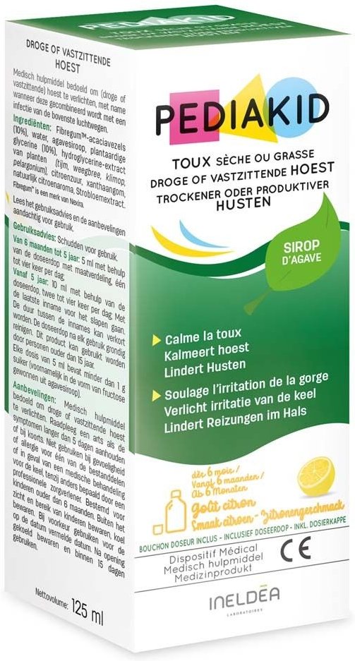 Thumbnail - Pediakid trockener oder produktiver Husten Sirup 125 ml