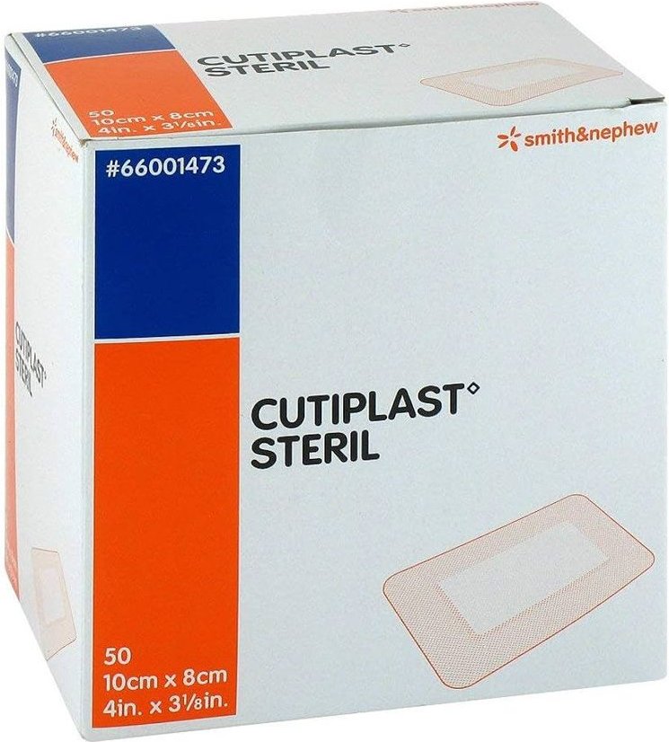 Cutiplast steril Wundverband 8x10 cm 5 St Verband