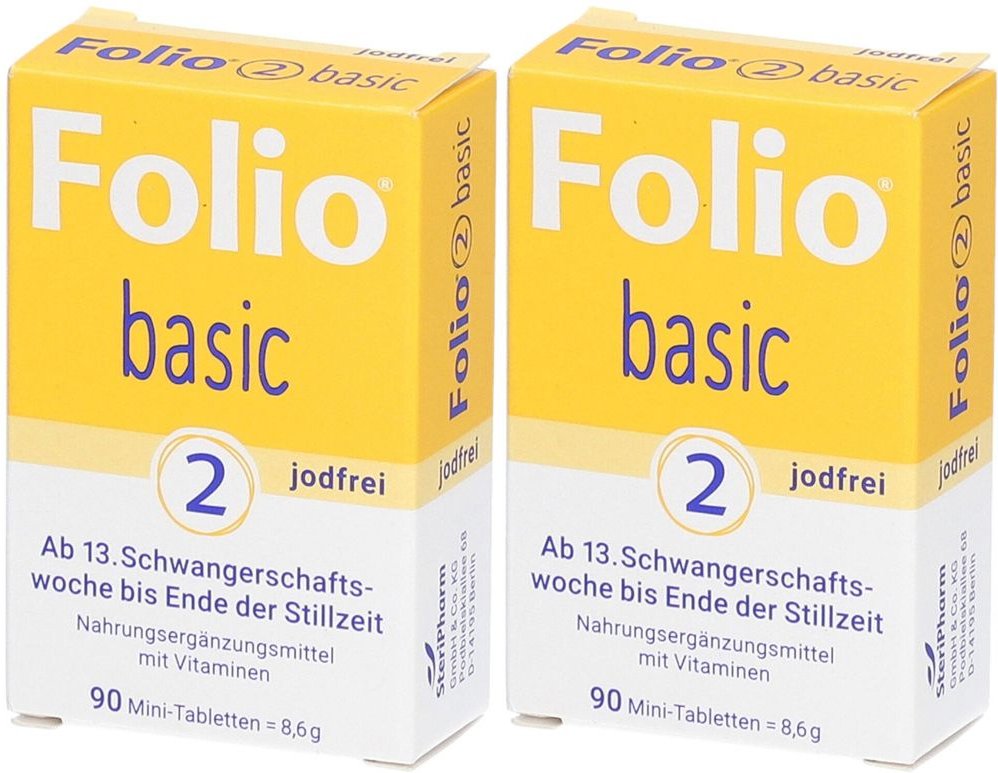2x Folio 2 basic jodfrei Filmtabletten 2x90 St