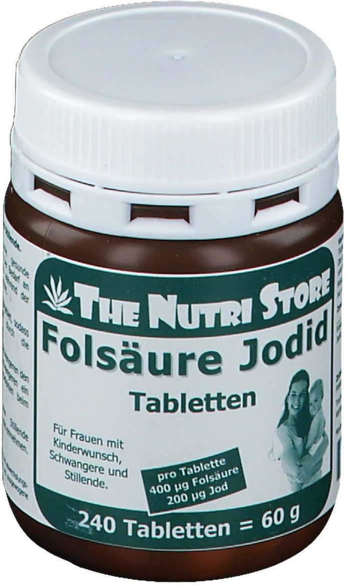 Thumbnail - Folsäure 400+Jod 200 Tabletten 240 St