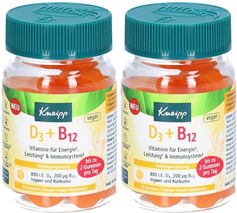 Kneipp Vitamin D3+B12 Gummies 2x 2x30 St