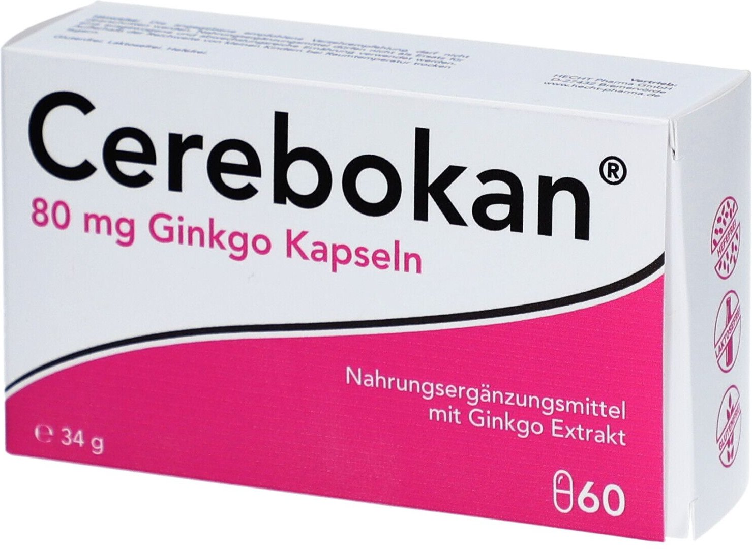 Cerebokan 80 mg Ginkgo Kapseln 60 St