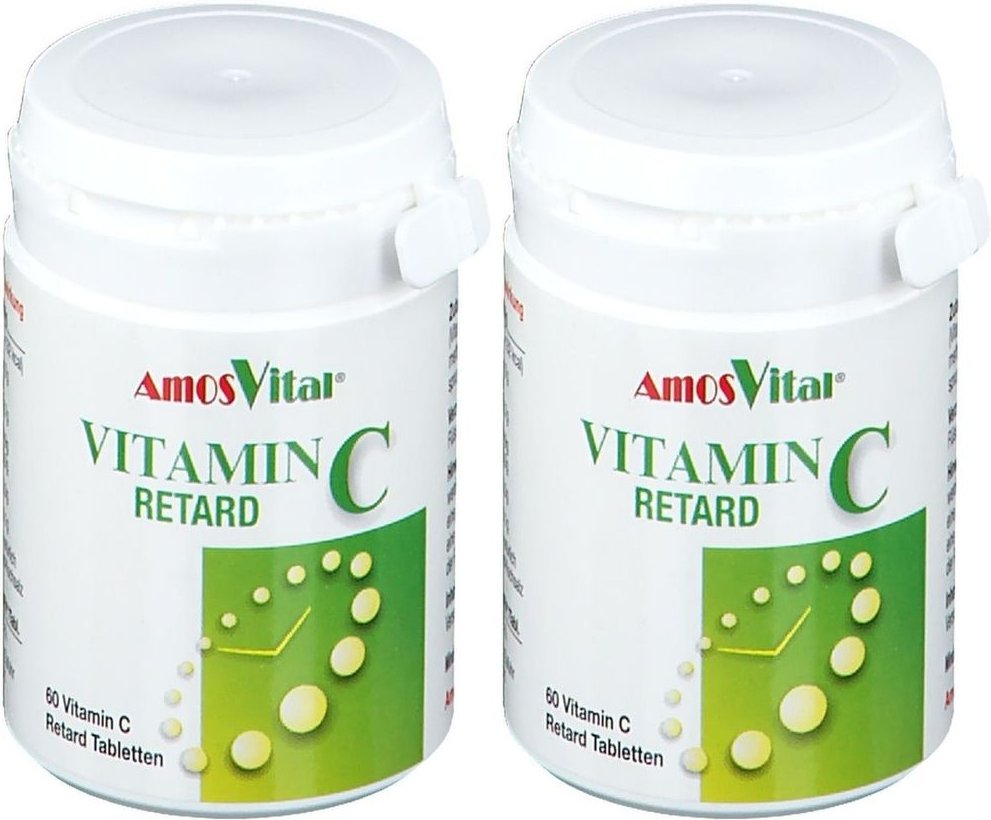 Vitamin C Retard Tabletten mit Depotwirkung 2x 2x60 St Retard-Tabletten
