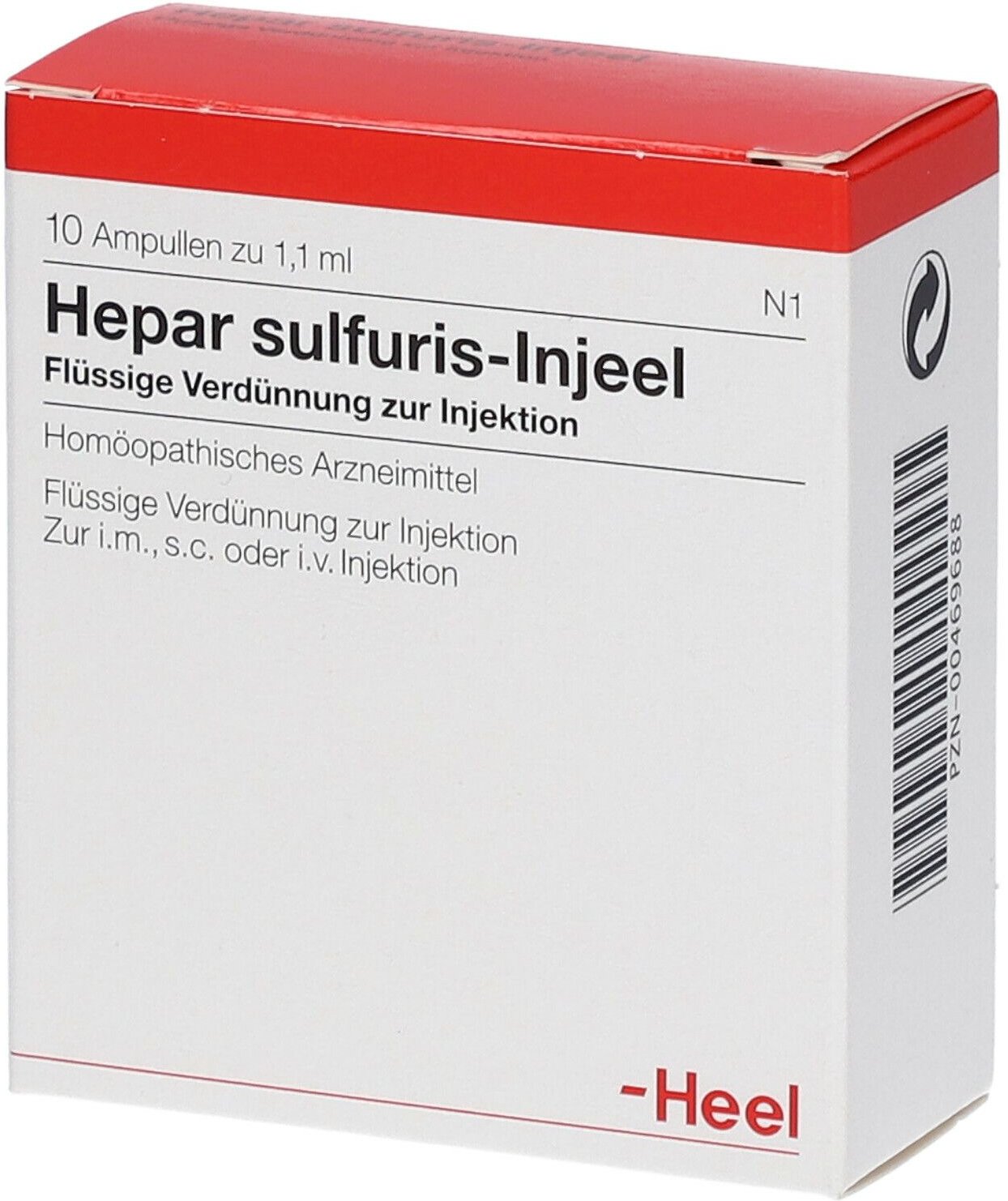 Hepar Sulfuris Injeel Ampullen 10 St