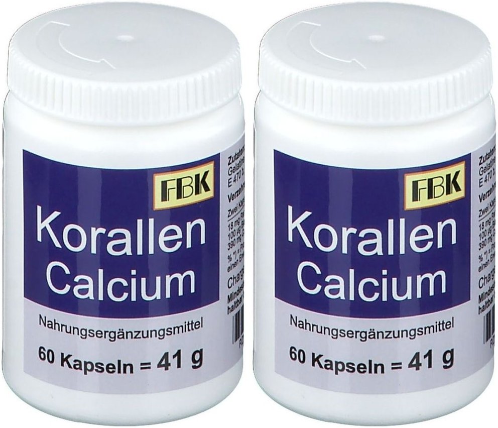 Korallen Calcium Kapseln 2x 2x60 St