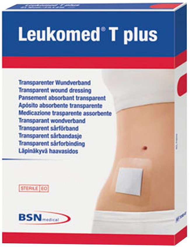 Leukomed transp.plus sterile Pflaster 10x30 cm 5 St