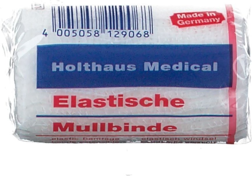 Mullbinden elastisch 6 cmx4 m 10x 10x1 St Binden