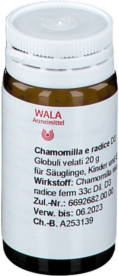 Chamomilla E Radix D 3 Globuli