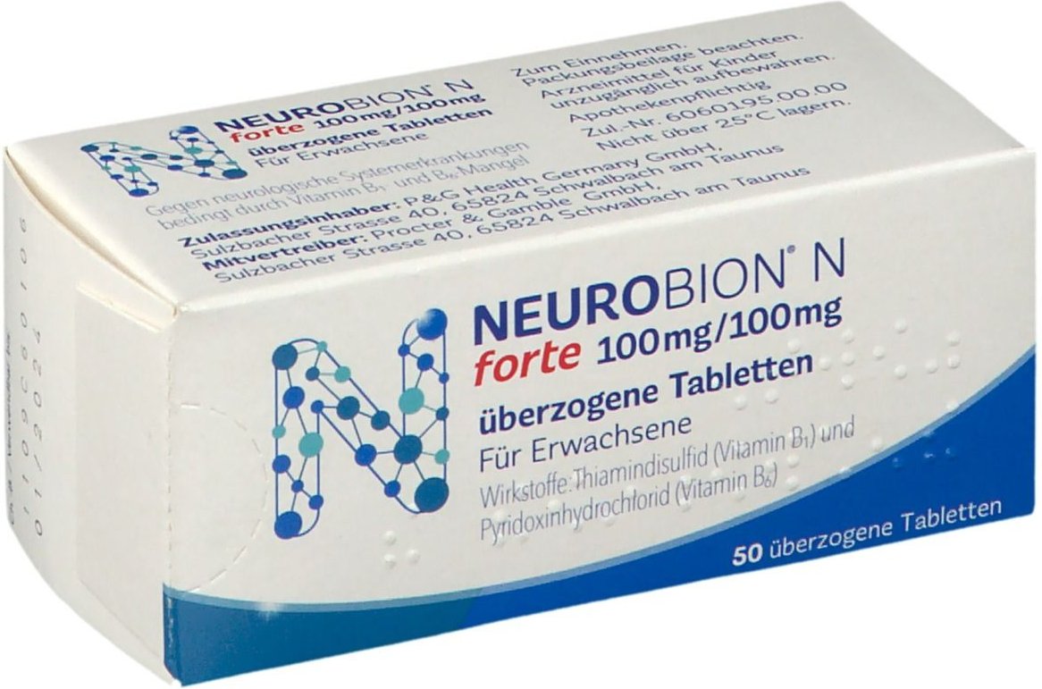 Neurobion N forte überzogene Tabletten 50 St Überzogene